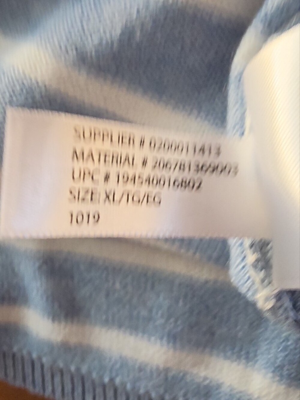 CHAPS Striped Boatneck Knit Sweater Light Blue & White Size XL - Picture 8 of 11